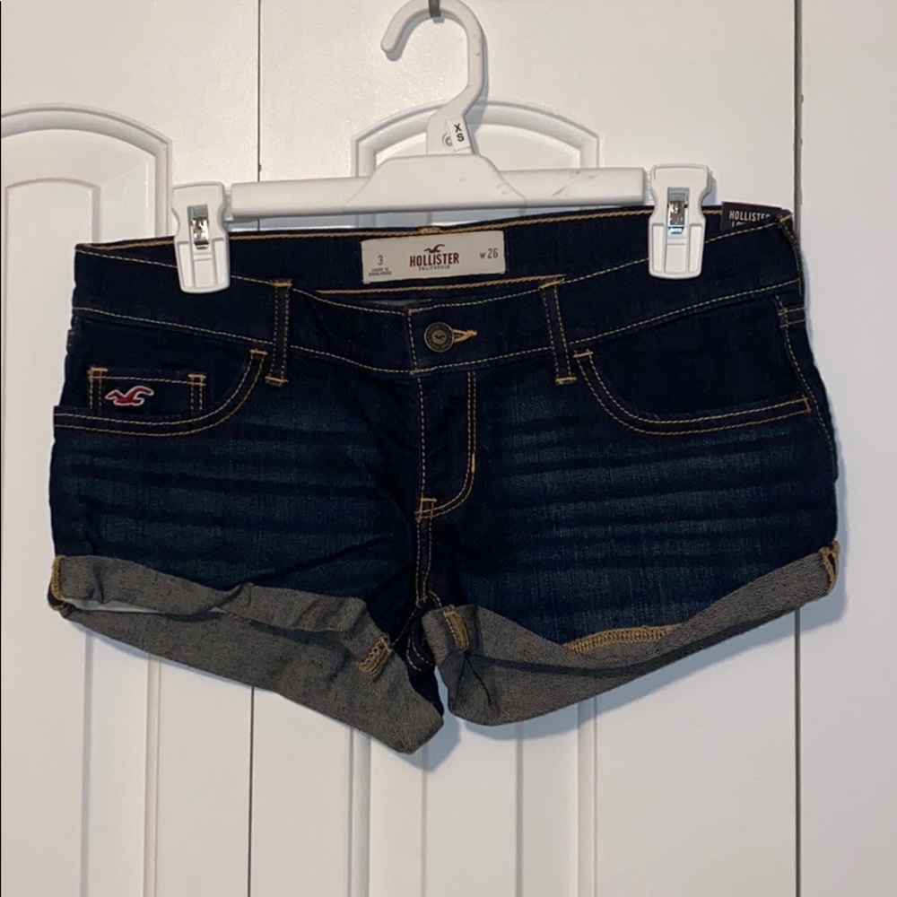 Hollister Low-Rise Denim Shorts
